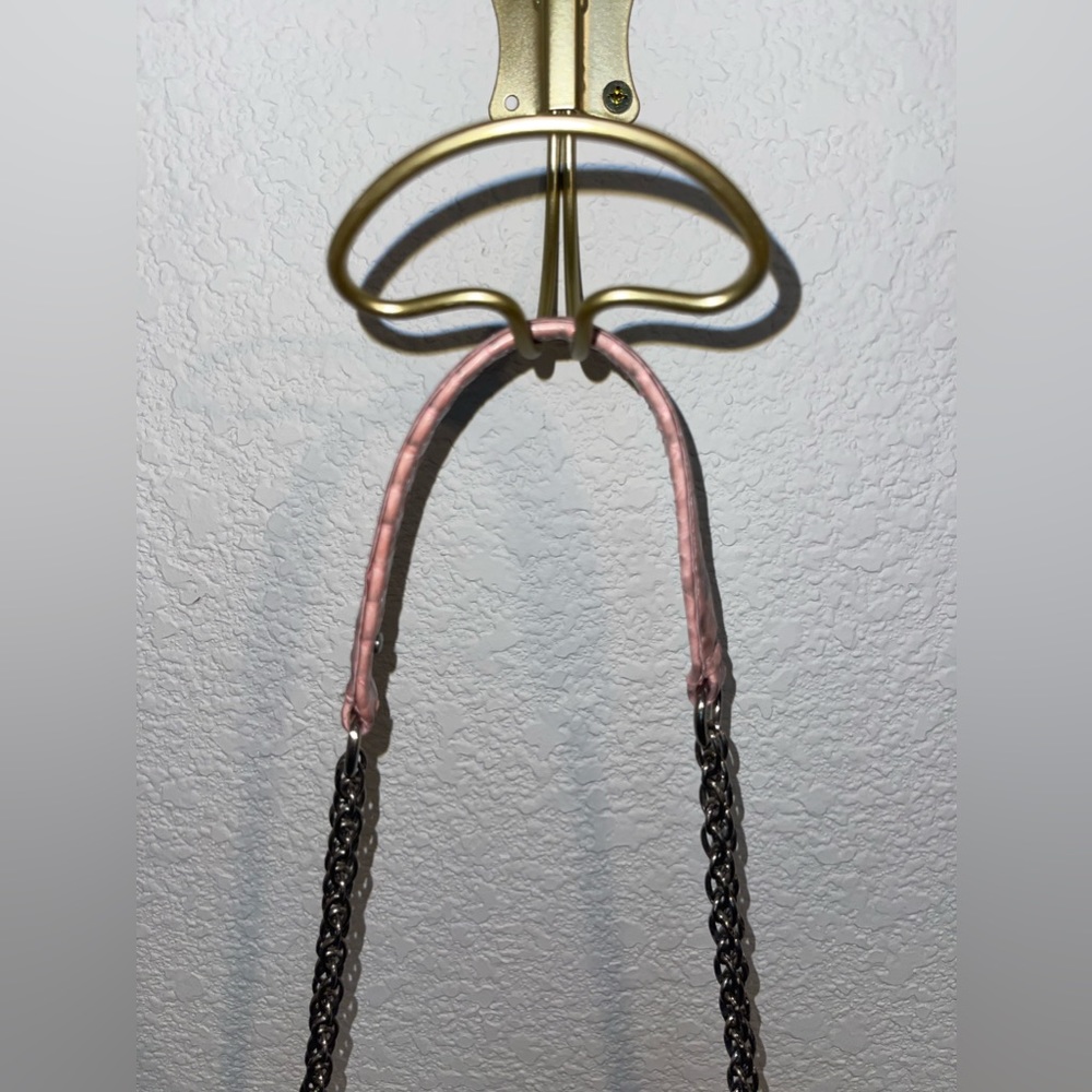 CLARIS VIROT Charly Python Shoulder Crossbody Bag - image 5